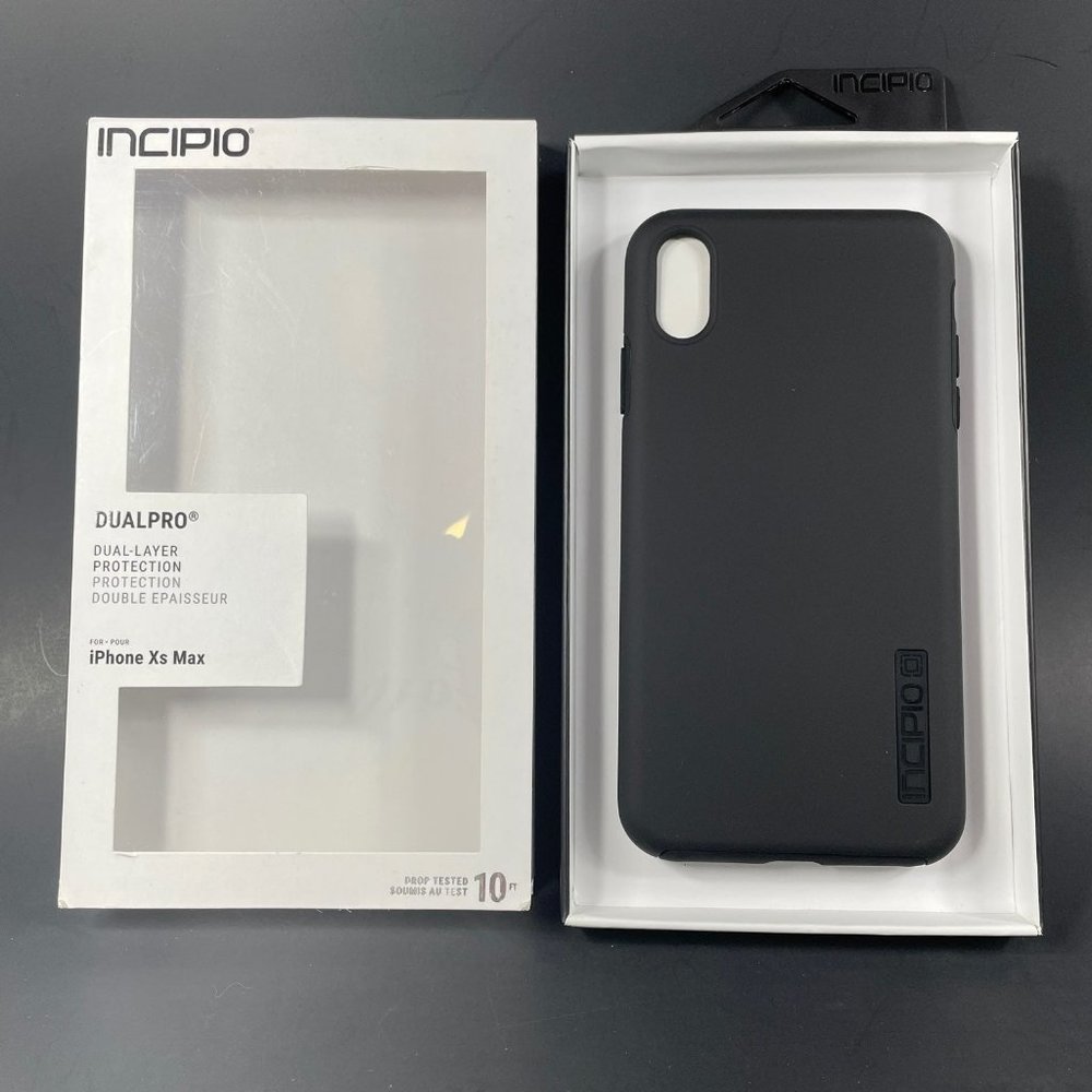Incipio - Dual Layer Protection Case for Apple iPhone Xs Max - Black